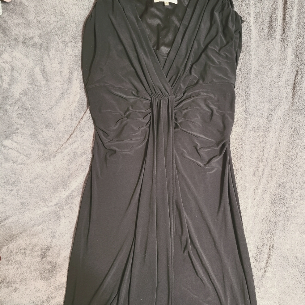 Black Evan-Picone Knee Length Formal Dress Size 16